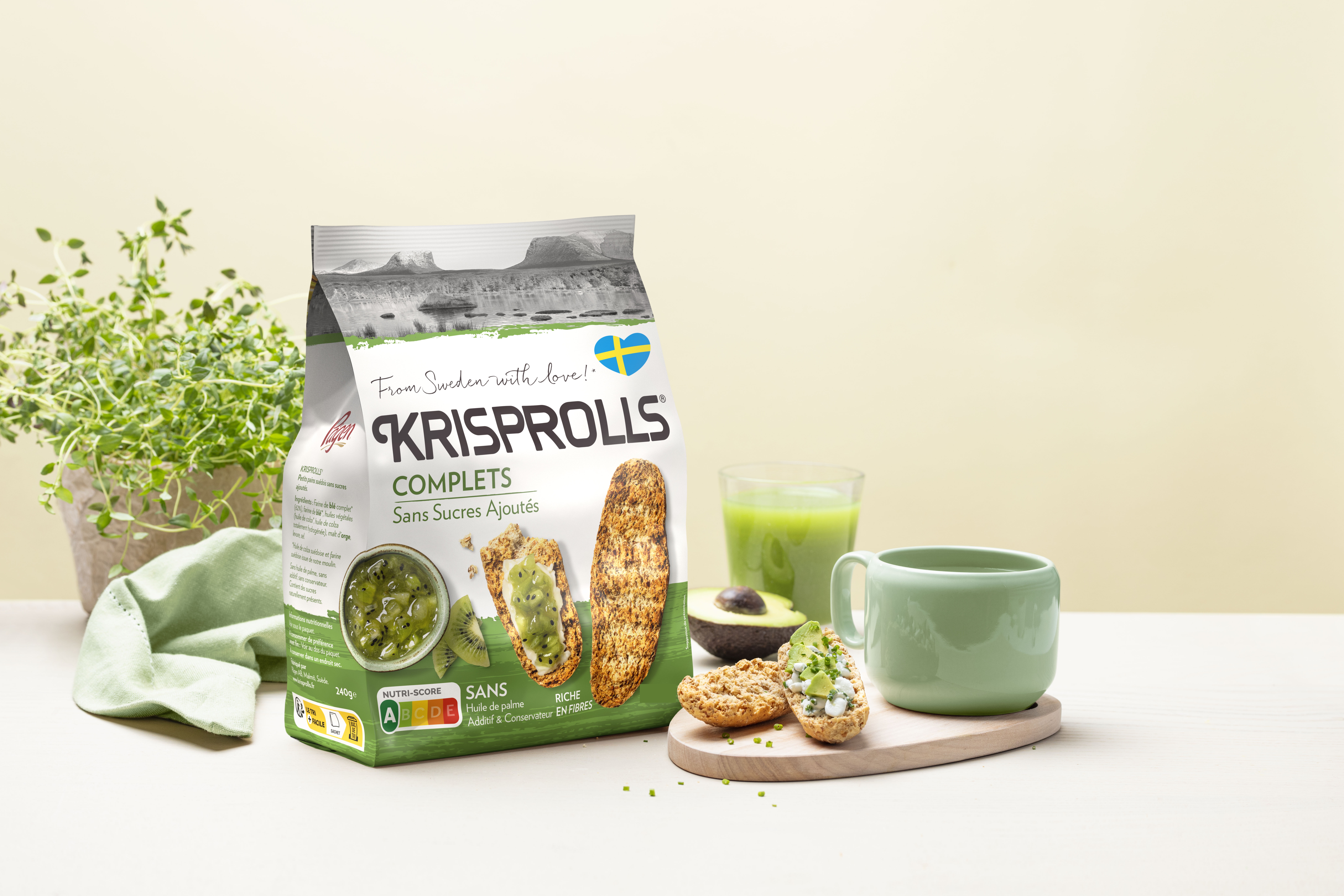 KRISPROLLS Wholegrain No sugar added