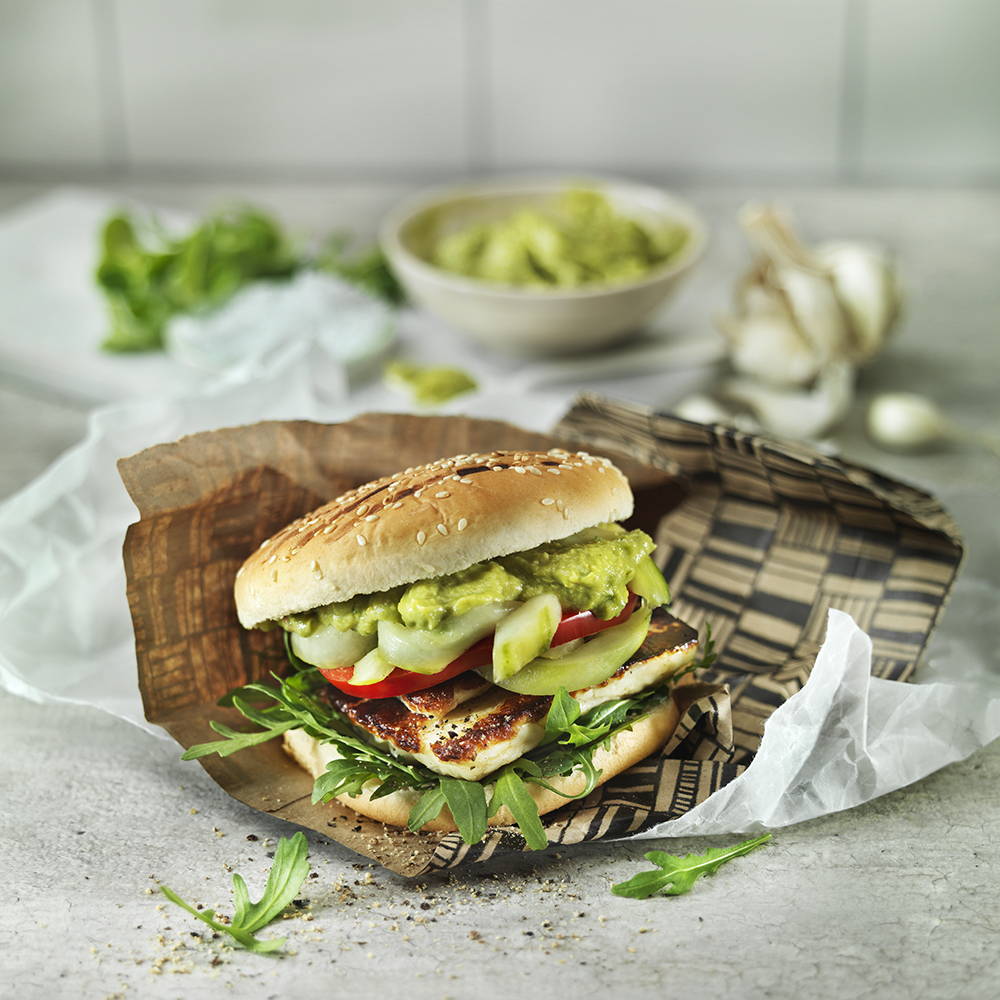 Guacalloumi-Burger